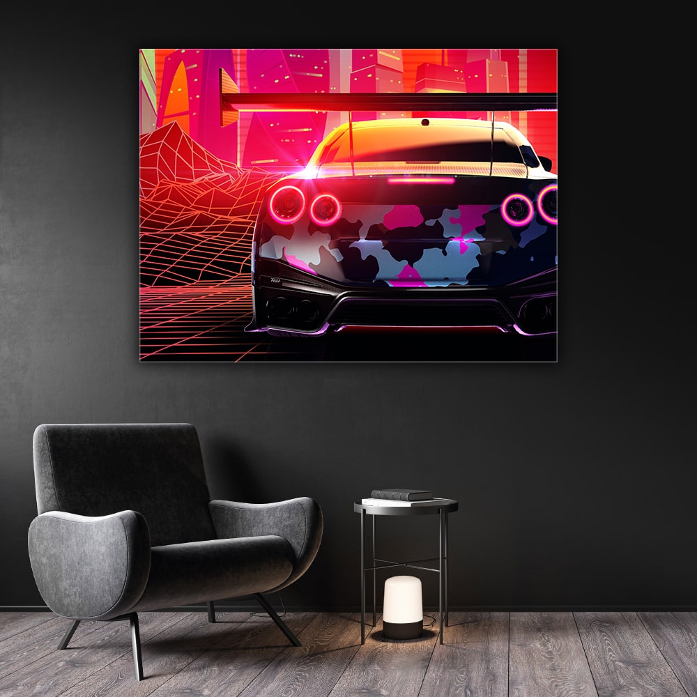 Fotoobraz - Nissan GTR digital tuning