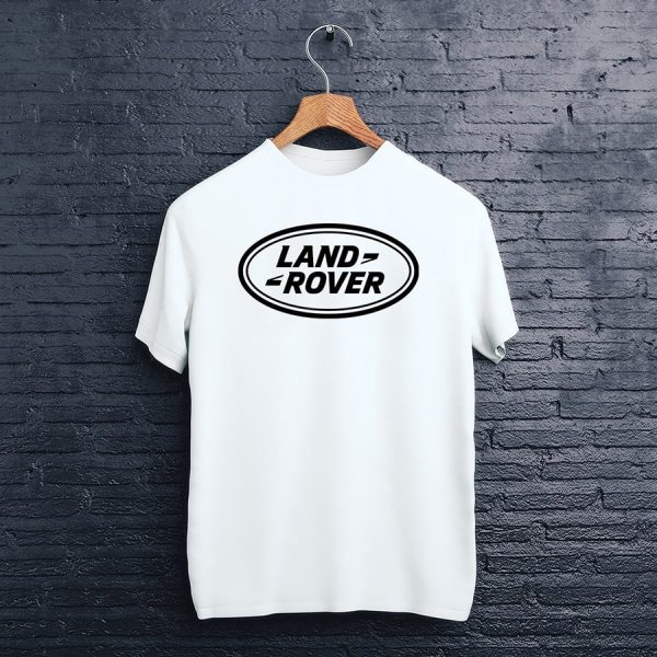 biele tričko logo land rover