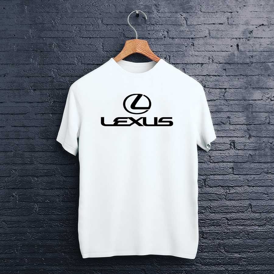 biele tričko logo lexus