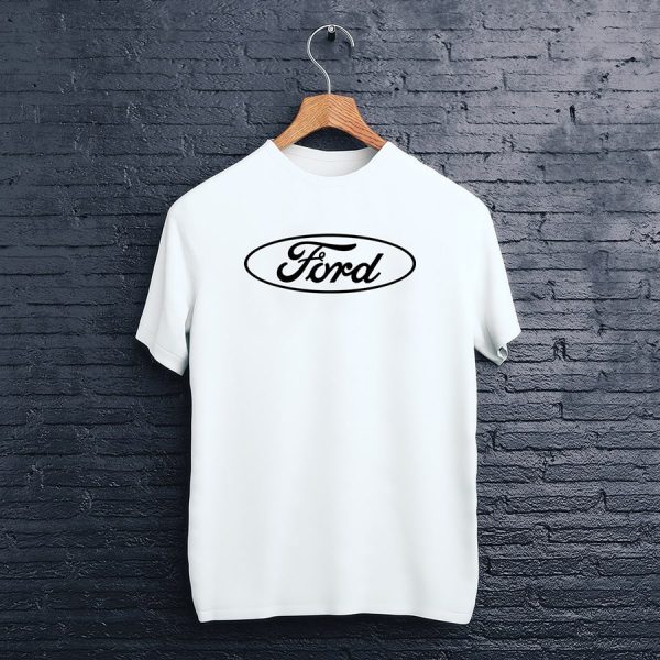 biele tričko Ford logo