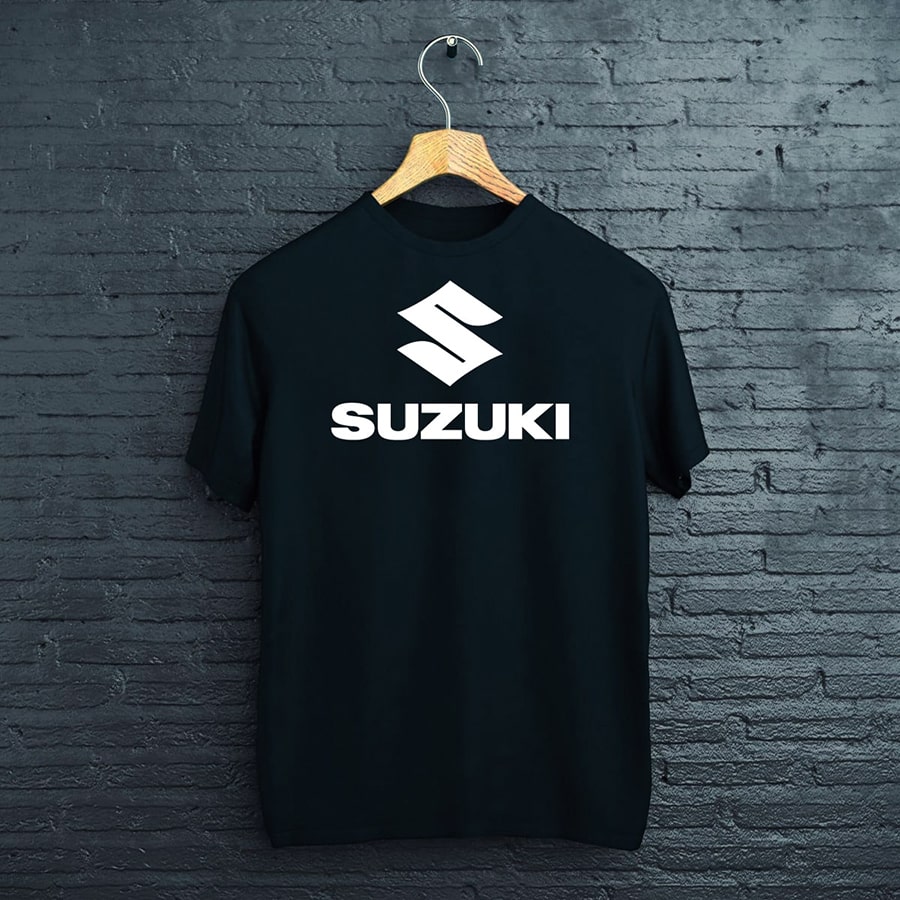 čierne tričko suzuki logo