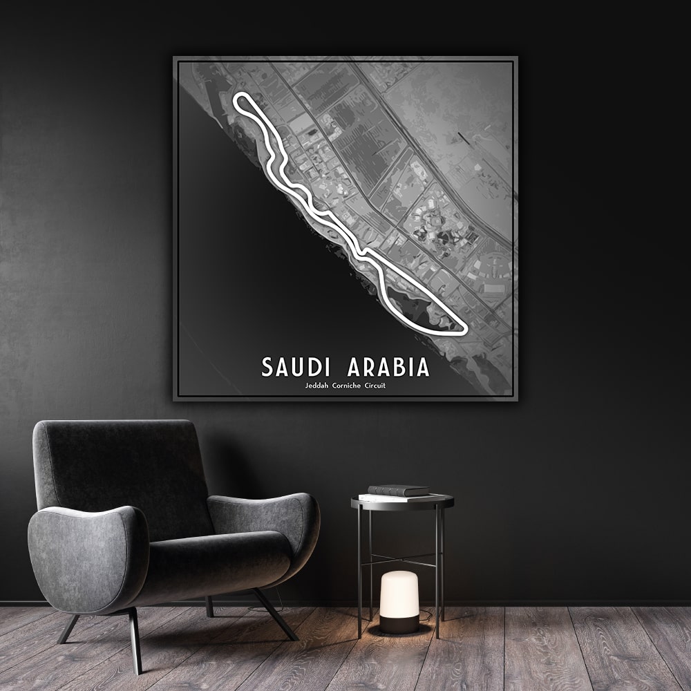 Obraz F1 okruh Saudi Arabia / Saudská Arábia Jeddah Corniche Circuit formula 1