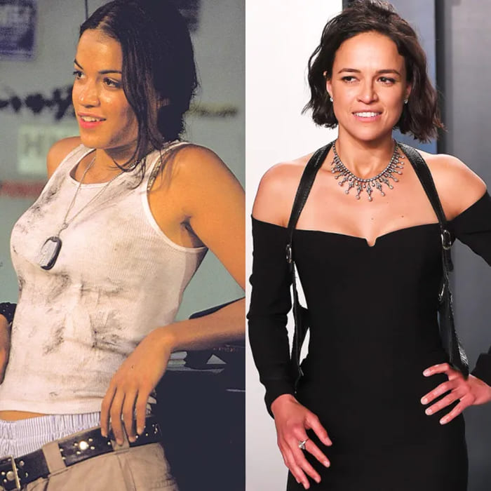 Michelle Rodriguez Letty Ortiz rýchlo a zbesilo vtedy a teraz then now