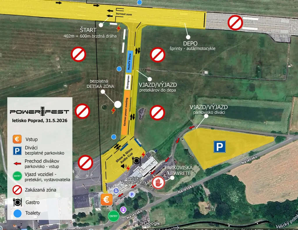 powerfest poprad tatry 2026 mapa program vstupné